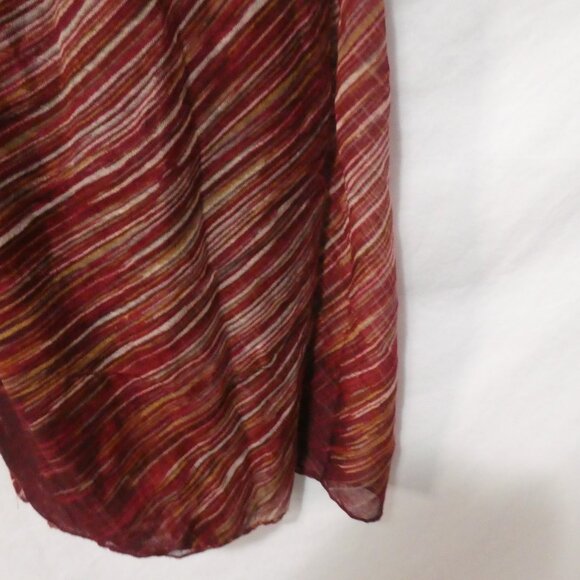 Unbranded | OS | Elegant Earthy Toned Sheer Scarf - Picture 14 of 14